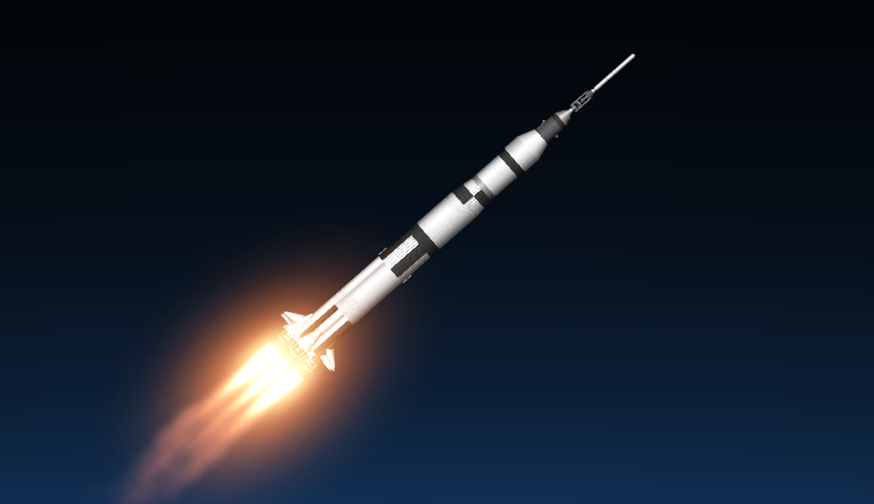 Saturn V - Realistic for Spaceflight Simulator • SFS UNIVERSE