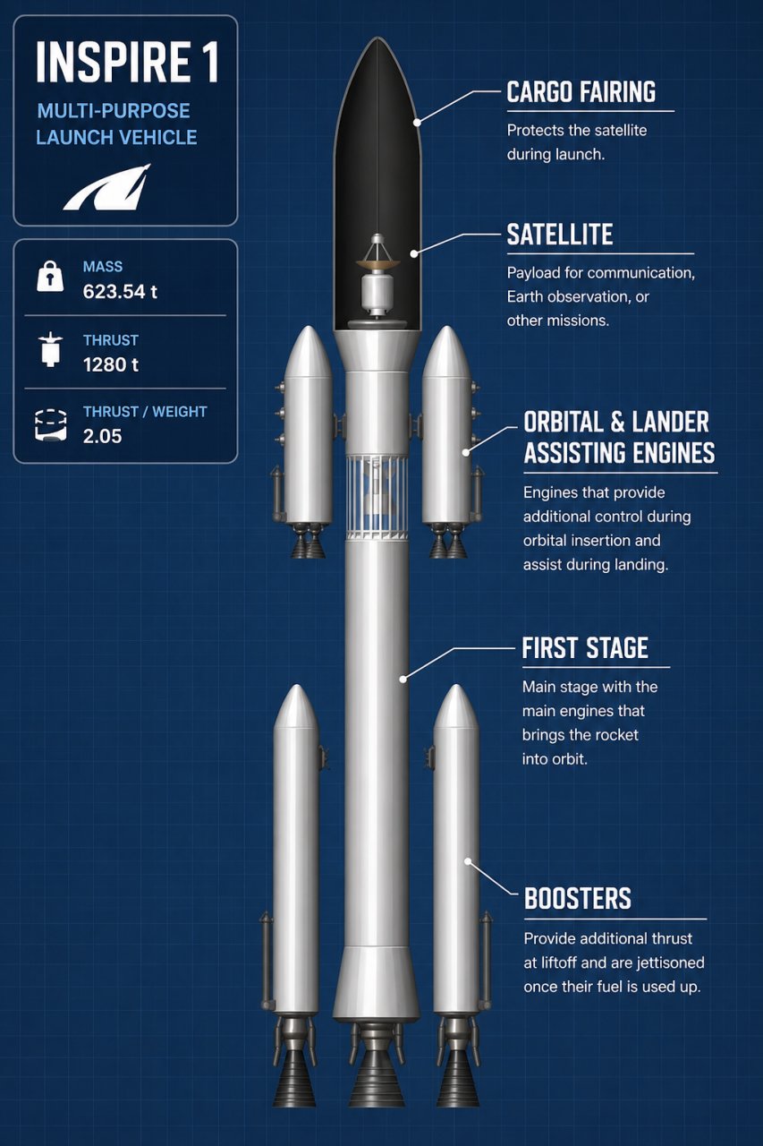 Inspire 1 Spaceflight Simulator