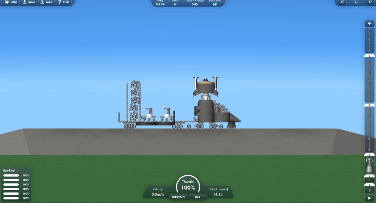 InterCARDRONE Blueprint for Spaceflight Simulator / SFS BP