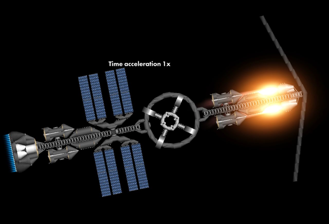 Interstellar Ship Blueprint for Spaceflight Simulator / SFS BP