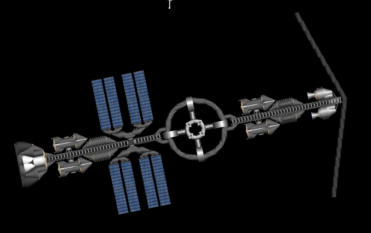 Interstellar Ship Blueprint for Spaceflight Simulator / SFS BP