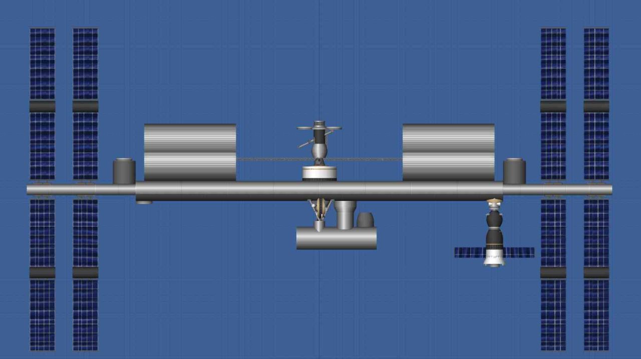 ISS Blueprint for Spaceflight Simulator / SFS BP