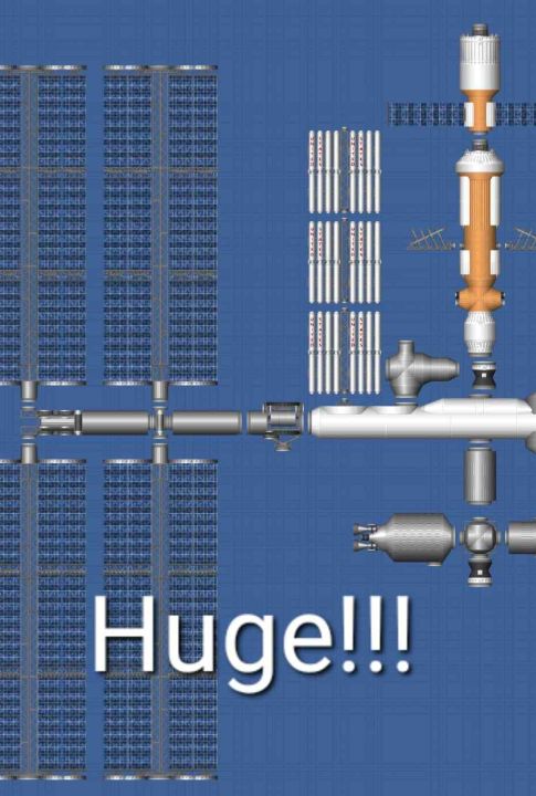 Iss Blueprint for Spaceflight Simulator / SFS BP