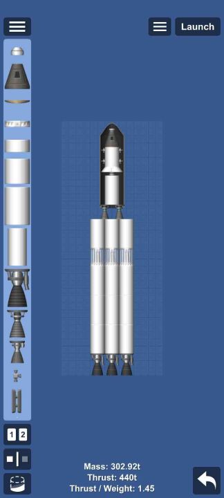 ISS Capsule Blueprint for Spaceflight Simulator / SFS BP