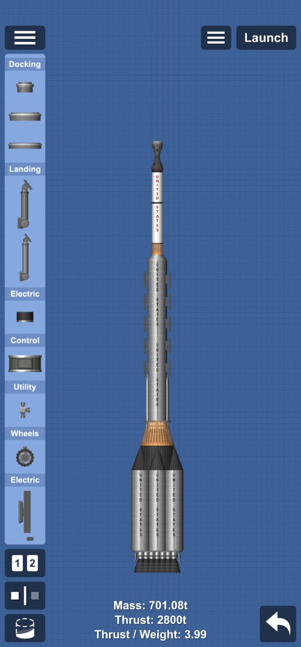 I.S.S luancher Spaceflight Simulator