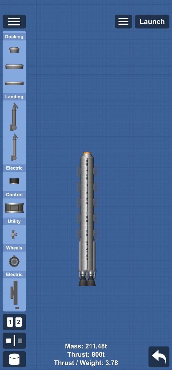 I.S.S luancher Spaceflight Simulator