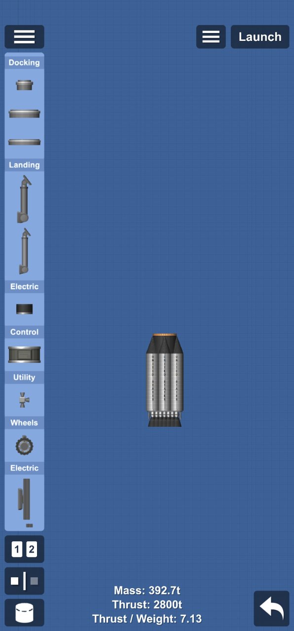 I.S.S luancher Spaceflight Simulator