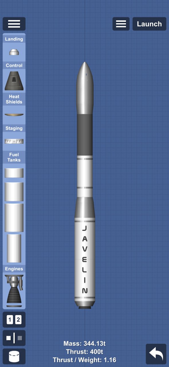 Javelin 1 for Spaceflight Simulator
