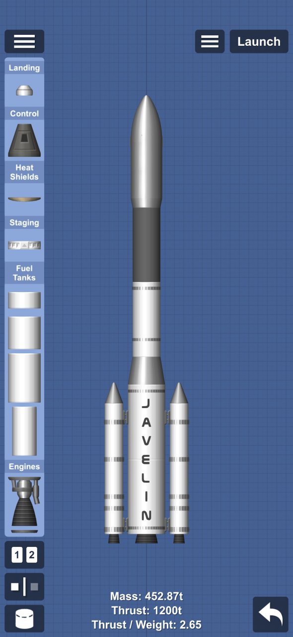 Javelin 2 Spaceflight Simulator