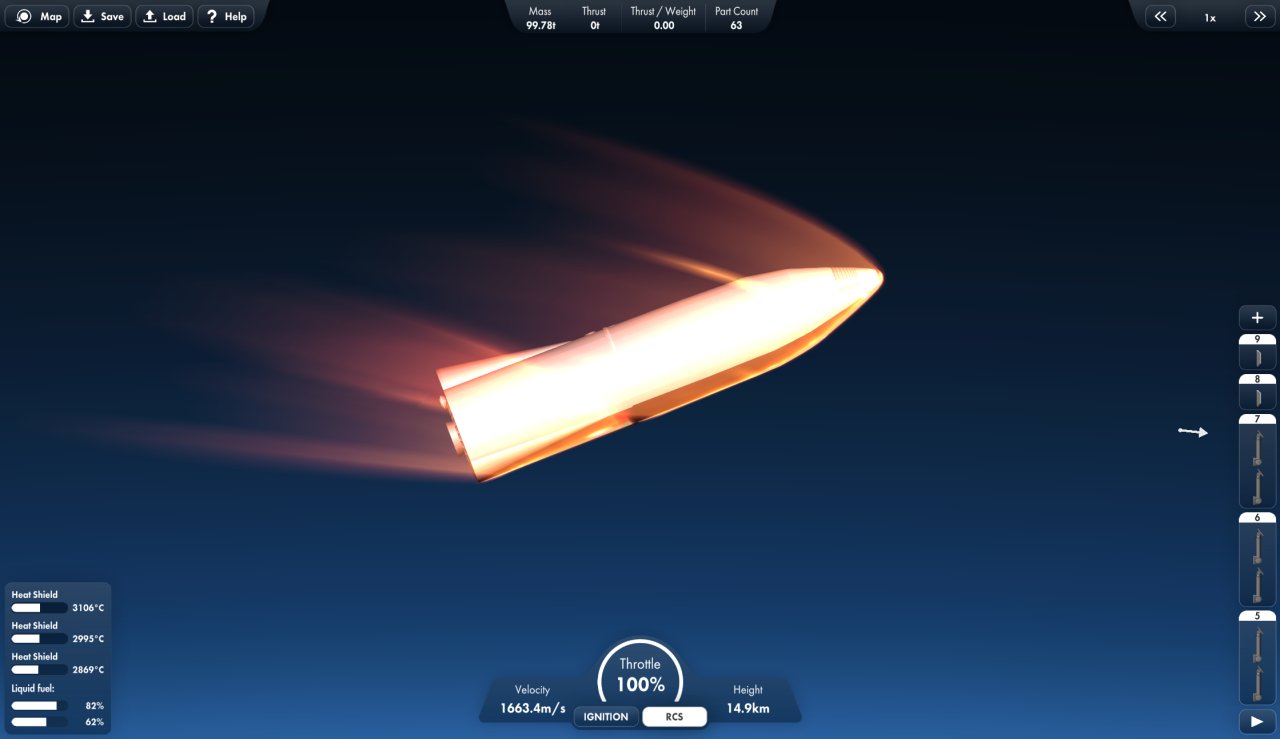 K-63M2/A-2 MiniStarship Pro Spaceflight Simulator