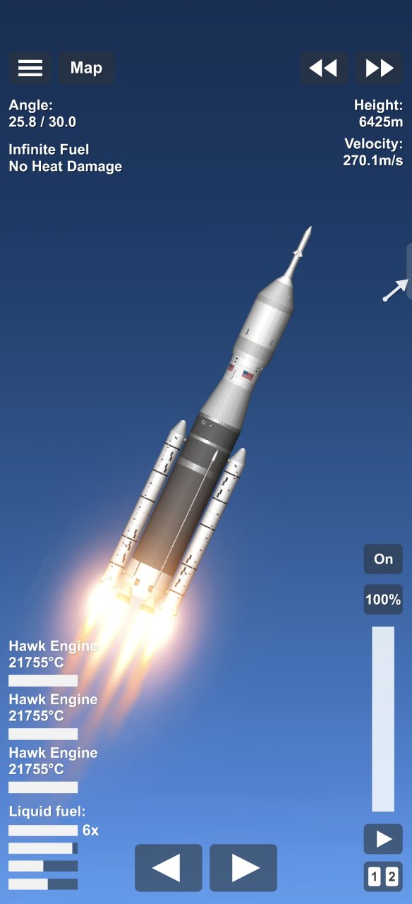 KIP-3M (Apollo-styled mission) Spaceflight Simulator