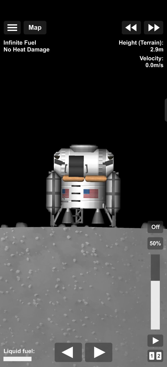 KIP-3M (Apollo-styled mission) Spaceflight Simulator
