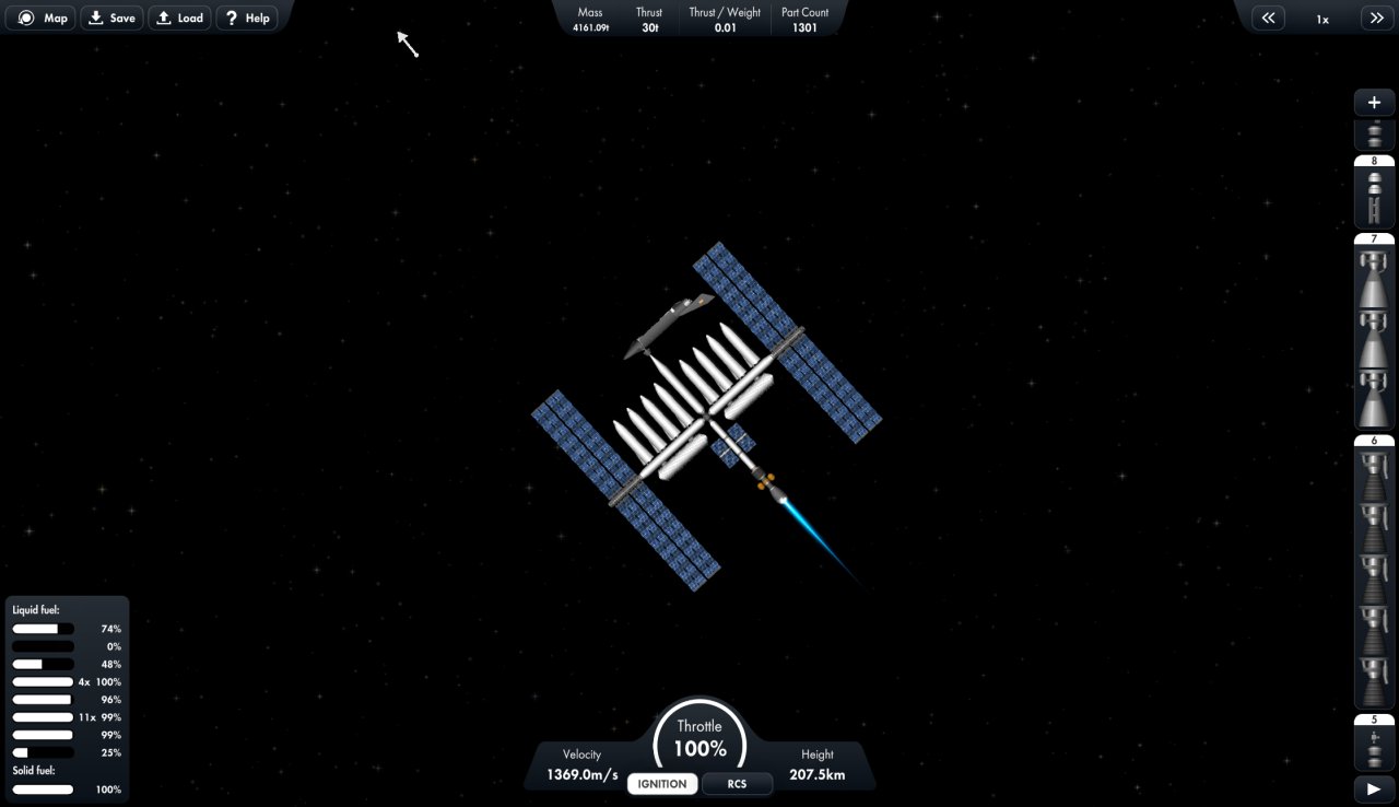 KRONOS InterPlanetary Station Spaceflight Simulator
