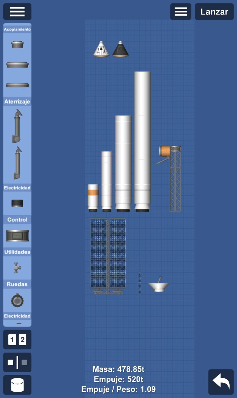 KSP parts firts pack Spaceflight Simulator