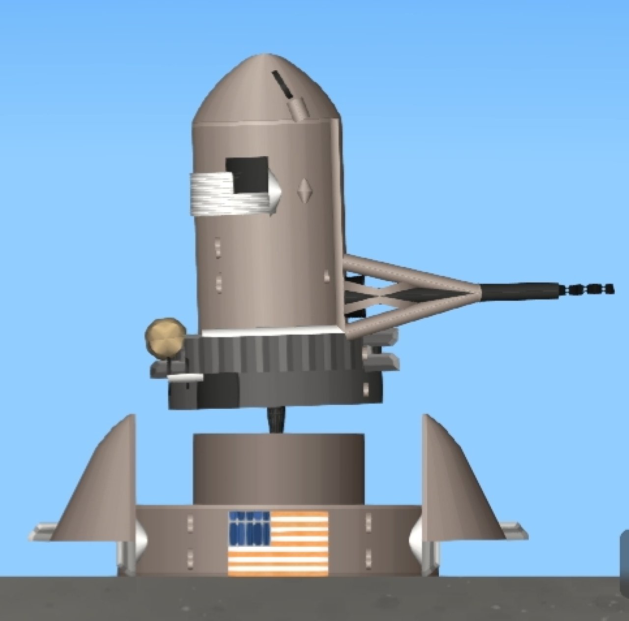 Land phalanx C-RAM Spaceflight Simulator