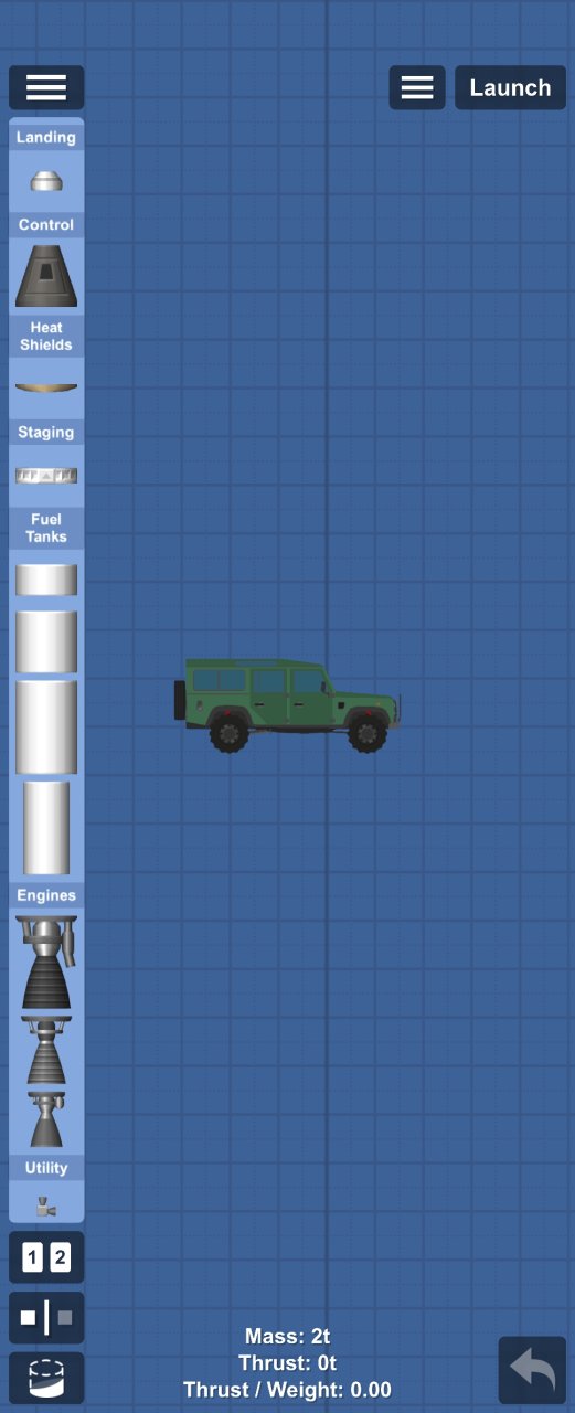 Land Rover Defender Spaceflight Simulator