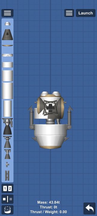 Lander Blueprint for Spaceflight Simulator / SFS BP