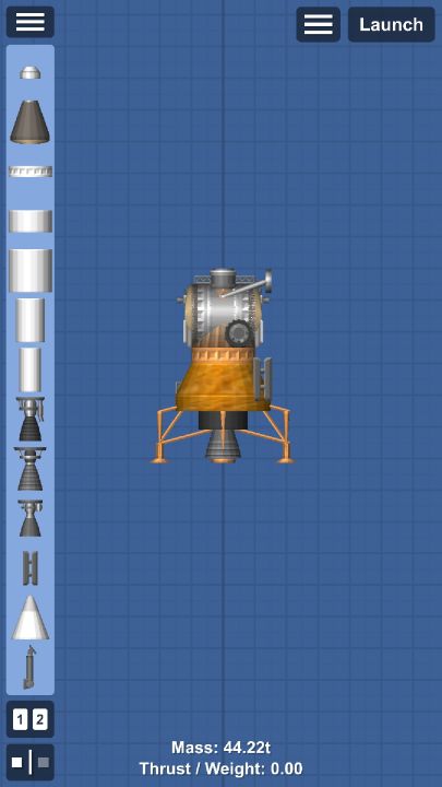 Lander Blueprint for Spaceflight Simulator / SFS BP