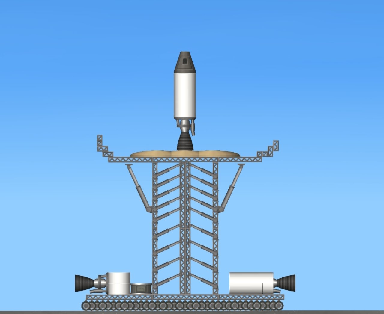 Launch base Blueprint for Spaceflight Simulator / SFS BP