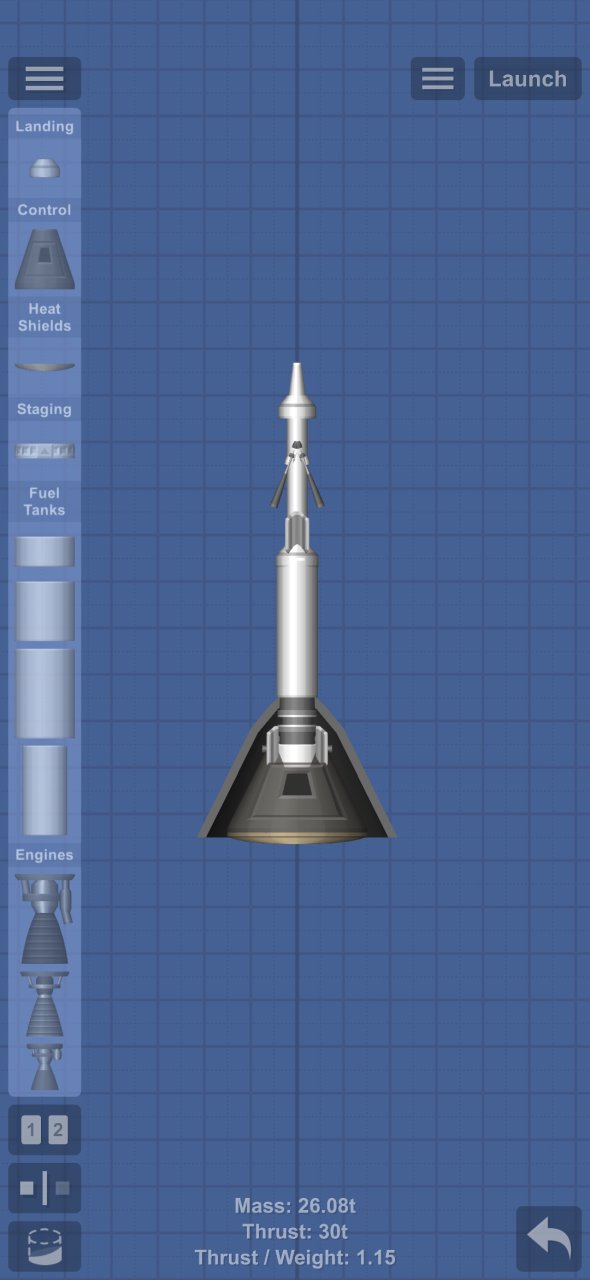 launch escape system (no dlc) Spaceflight Simulator