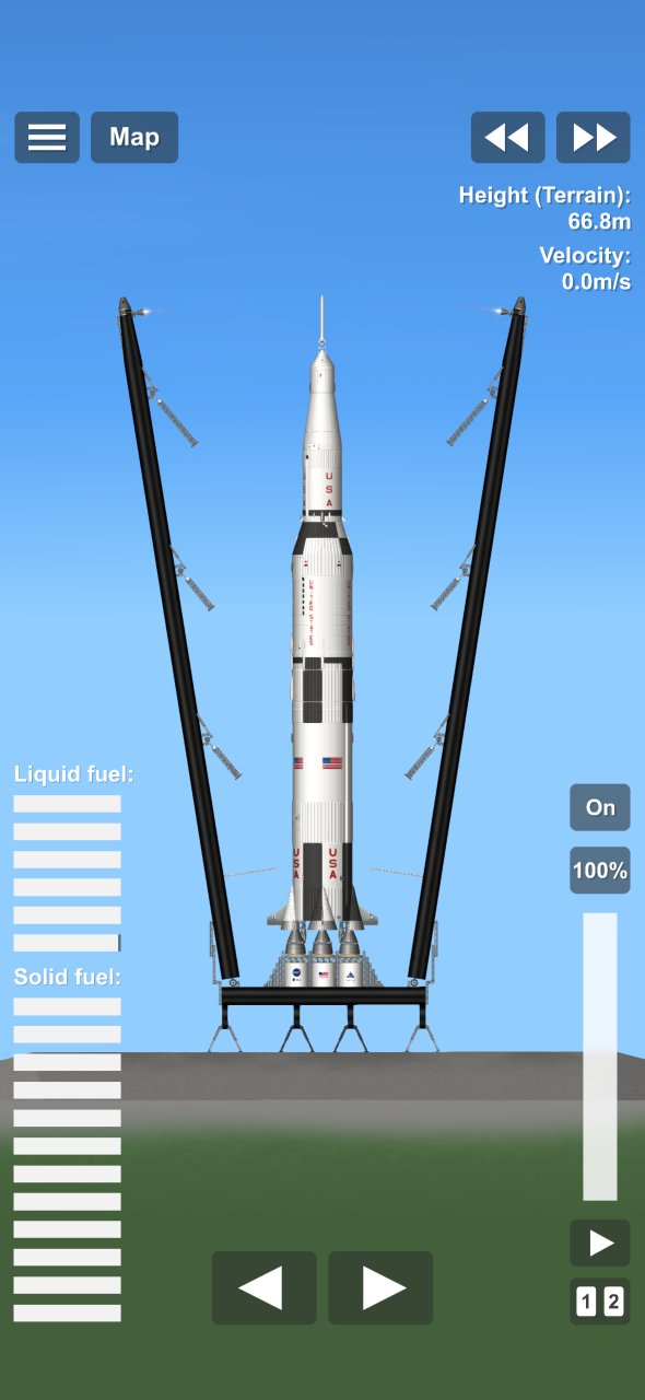 Launch Tower + Saturn V Spaceflight Simulator