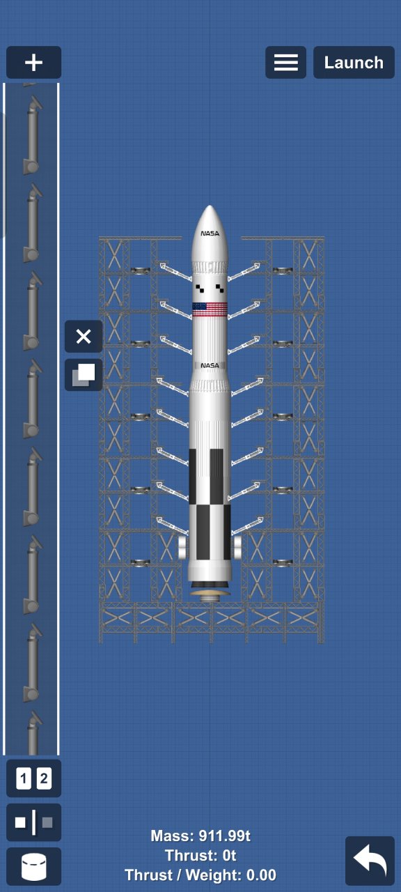 Launchpad + Rocket (Better) Spaceflight Simulator