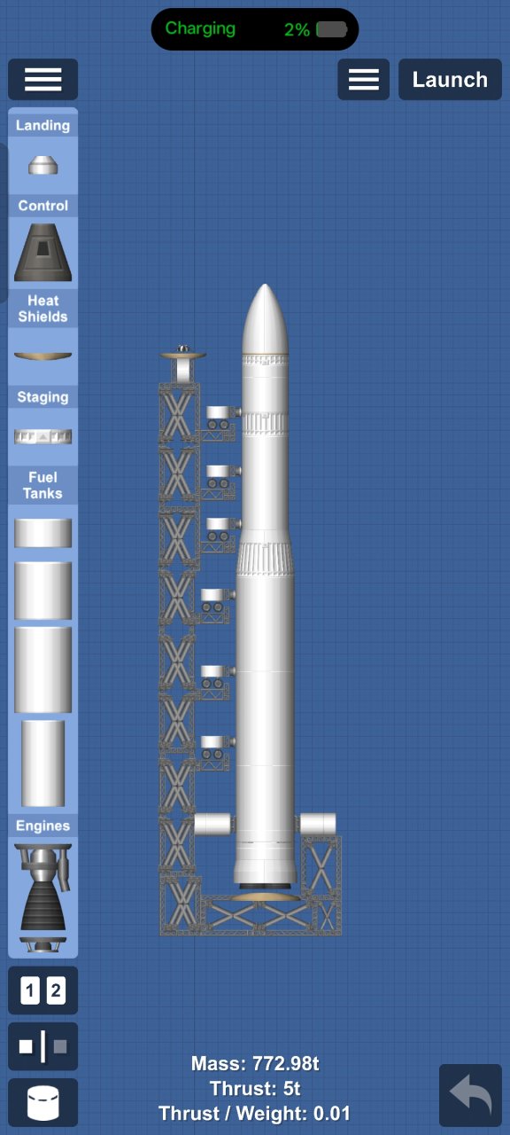 LaunchPad + Rocket Spaceflight Simulator