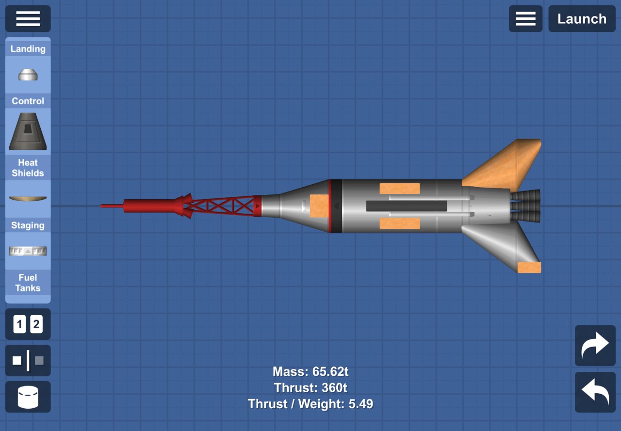 Little Joe 1 (No Pad) Spaceflight Simulator