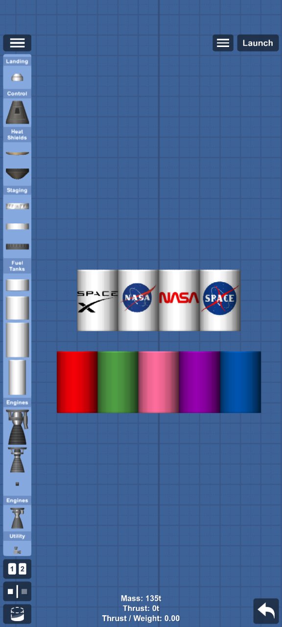 logos and colors for Spaceflight Simulator