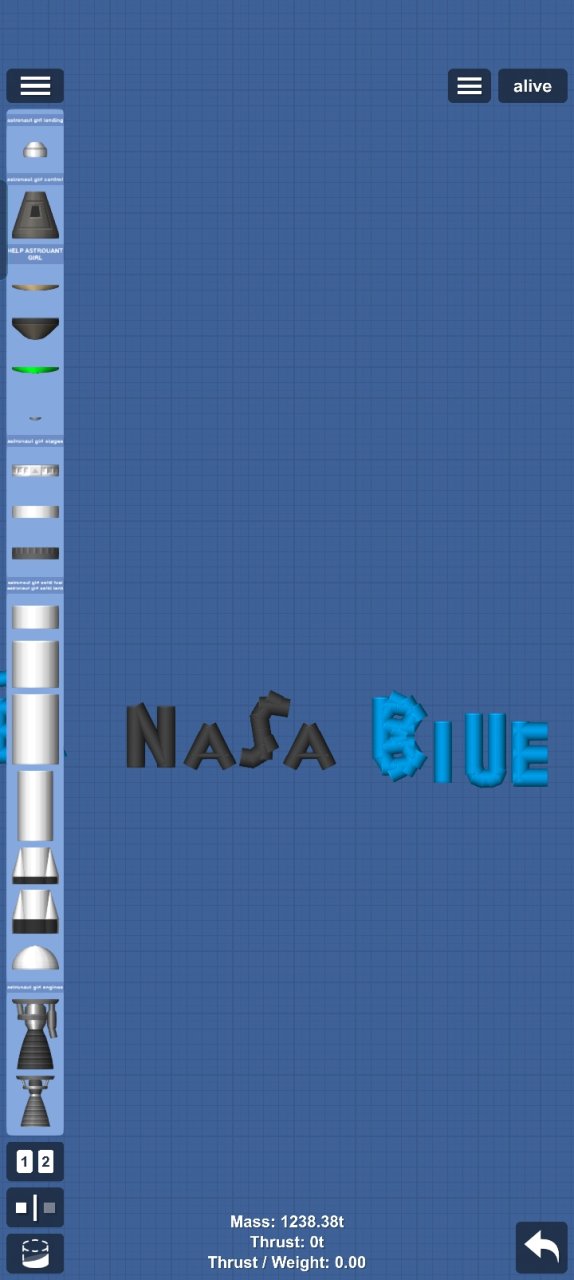 Logos designed and letters Spaceflight Simulator