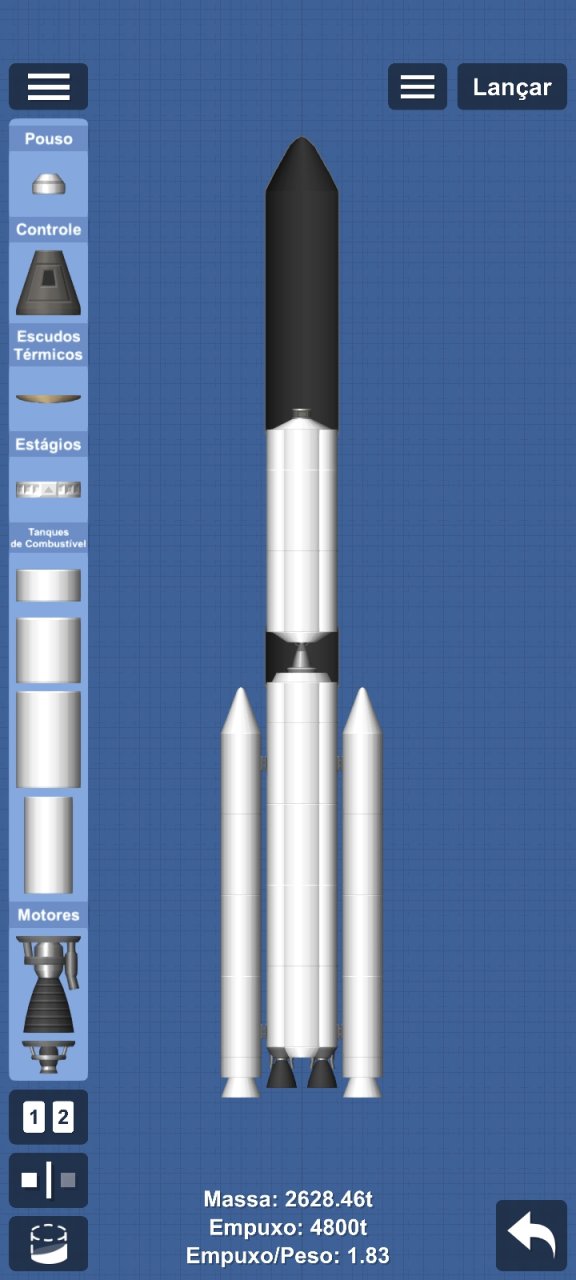 LP-1 Heavy launcher Spaceflight Simulator