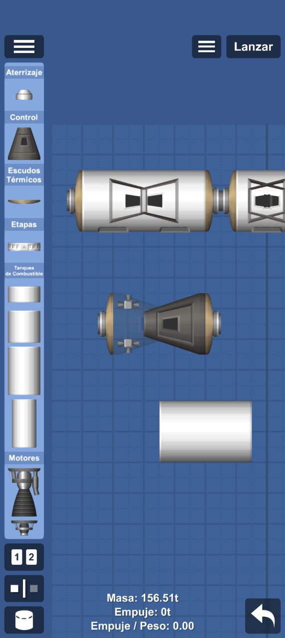 lunar base + modules Spaceflight Simulator