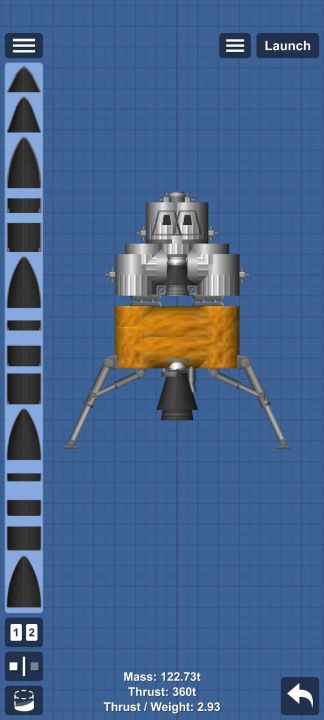 Lander Blueprint for Spaceflight Simulator / SFS BP