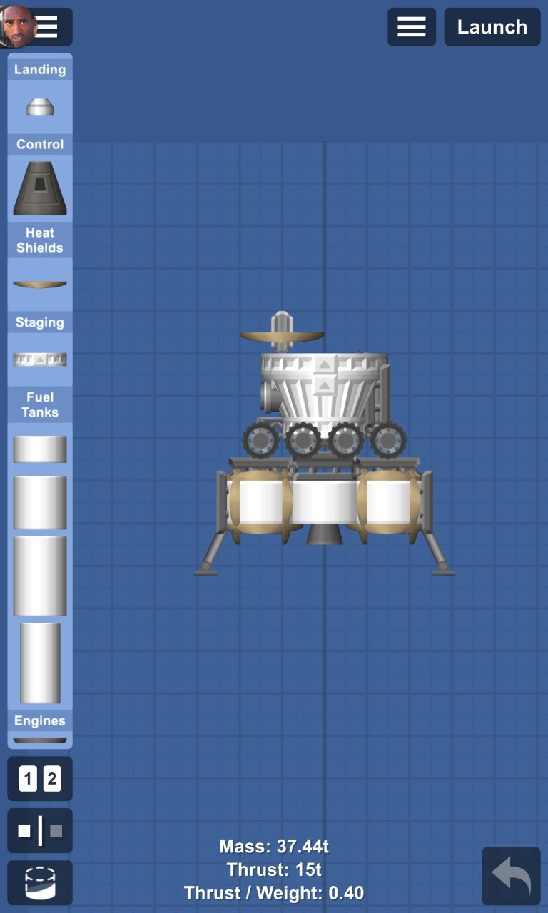 lunokhod 1 with lander Spaceflight Simulator