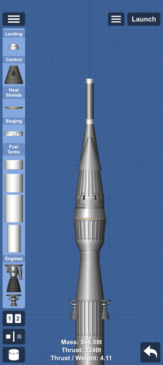 Mars Lander with astronauts Spaceflight Simulator