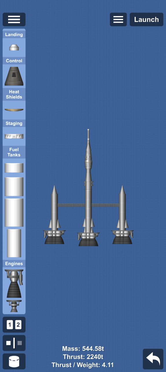 Mars Lander with astronauts Spaceflight Simulator