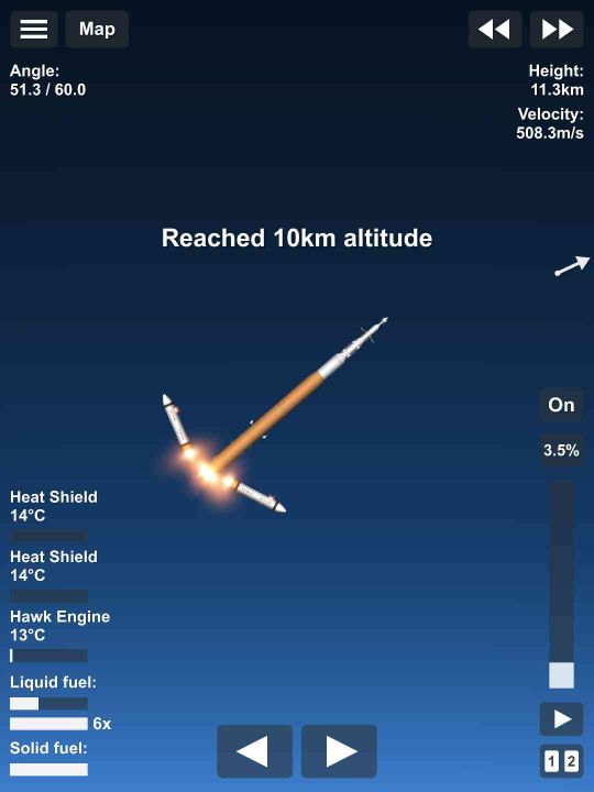 Mars return rocket Blueprint for Spaceflight Simulator / SFS BP