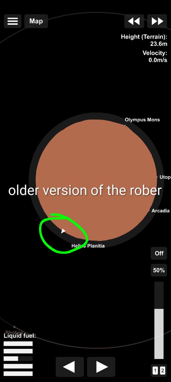 Mars rober (not fully tested) Spaceflight Simulator