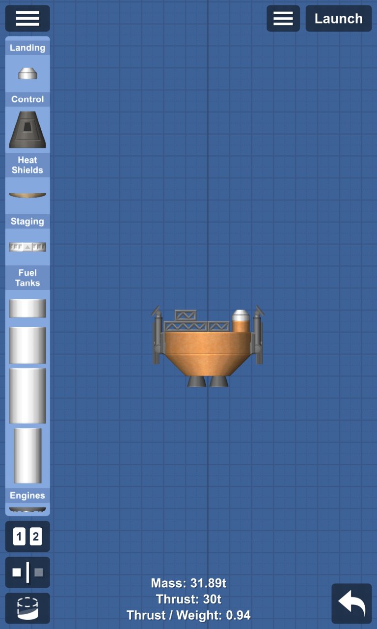 Mars robot lander for Spaceflight Simulator