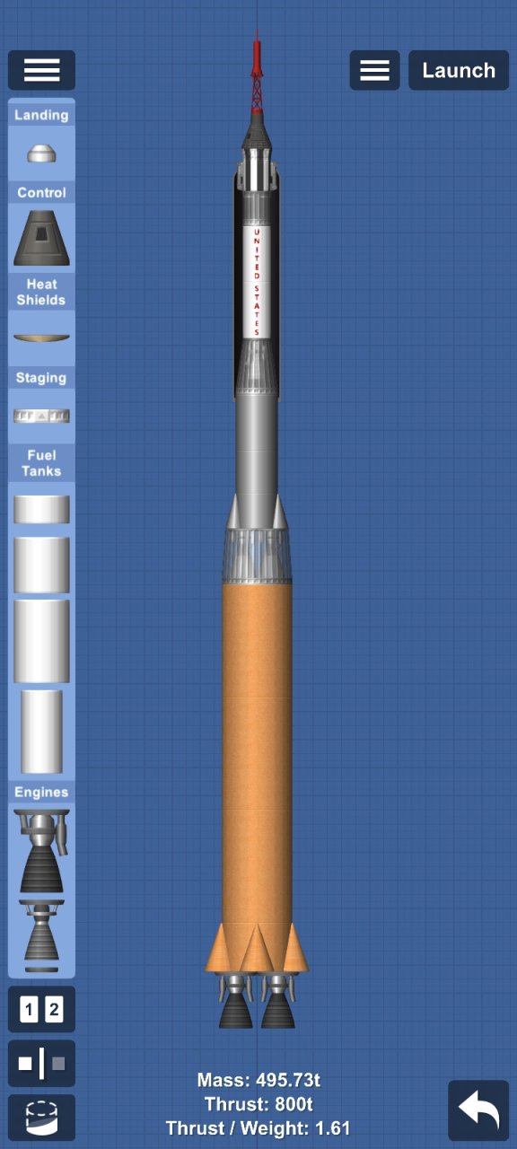 Mars rocket Spaceflight Simulator