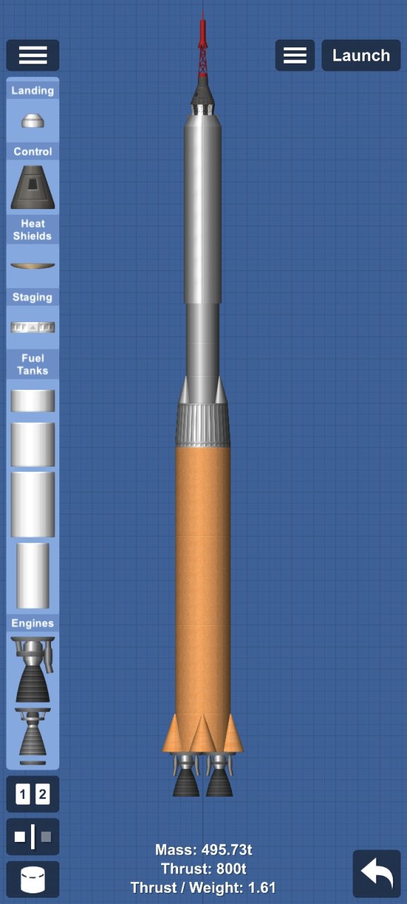 Mars rocket Spaceflight Simulator