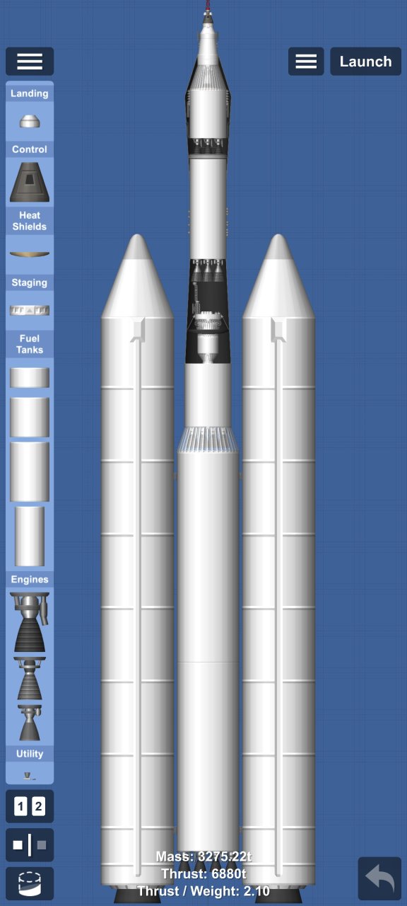 Mars rocket Spaceflight Simulator