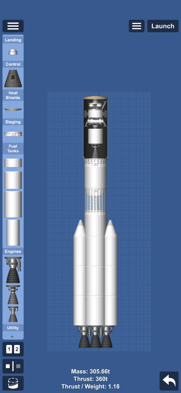 mars rocket lander Spaceflight Simulator