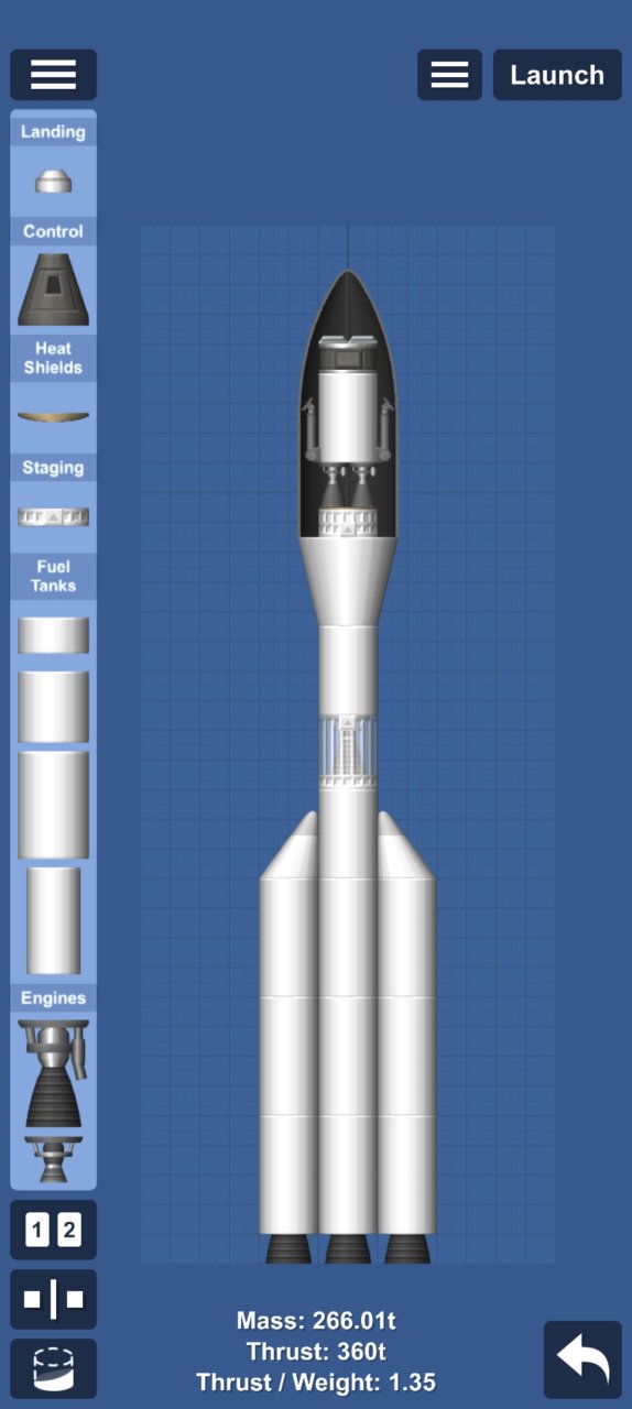 MARS ROCKET MK1 for Spaceflight Simulator