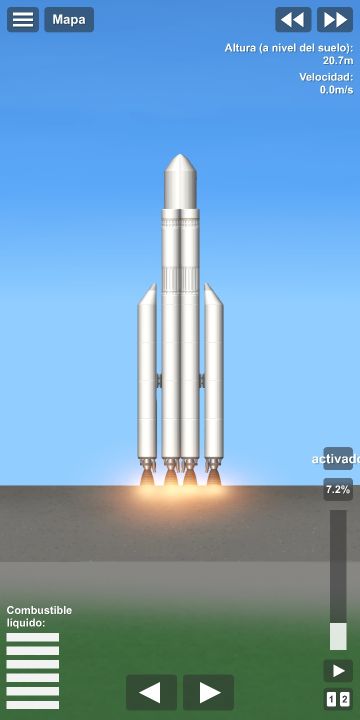 Mars roket Blueprint for Spaceflight Simulator / SFS BP