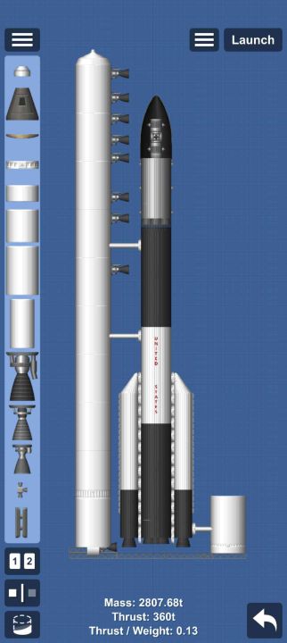 Mars Sta Science Lab Blueprint for Spaceflight Simulator / SFS BP