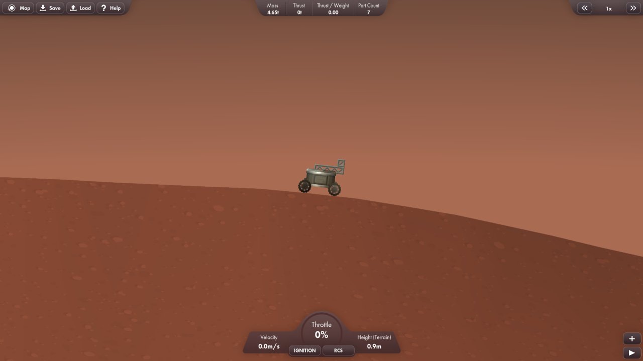 Martian Courier Blueprint for Spaceflight Simulator / SFS BP