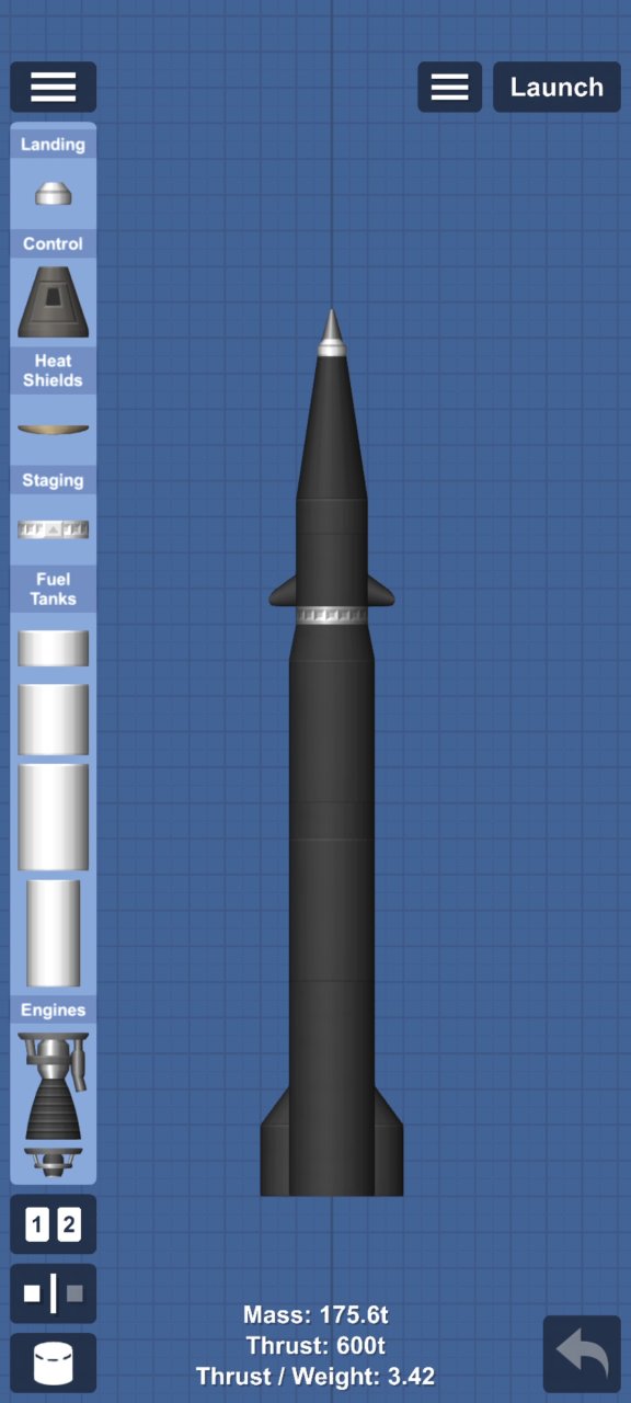 Martyr Haj Gassem missile. for Spaceflight Simulator