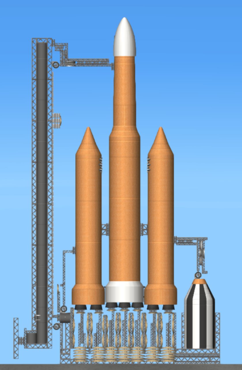 MaxwelliaSLS W/luanch platform Spaceflight Simulator
