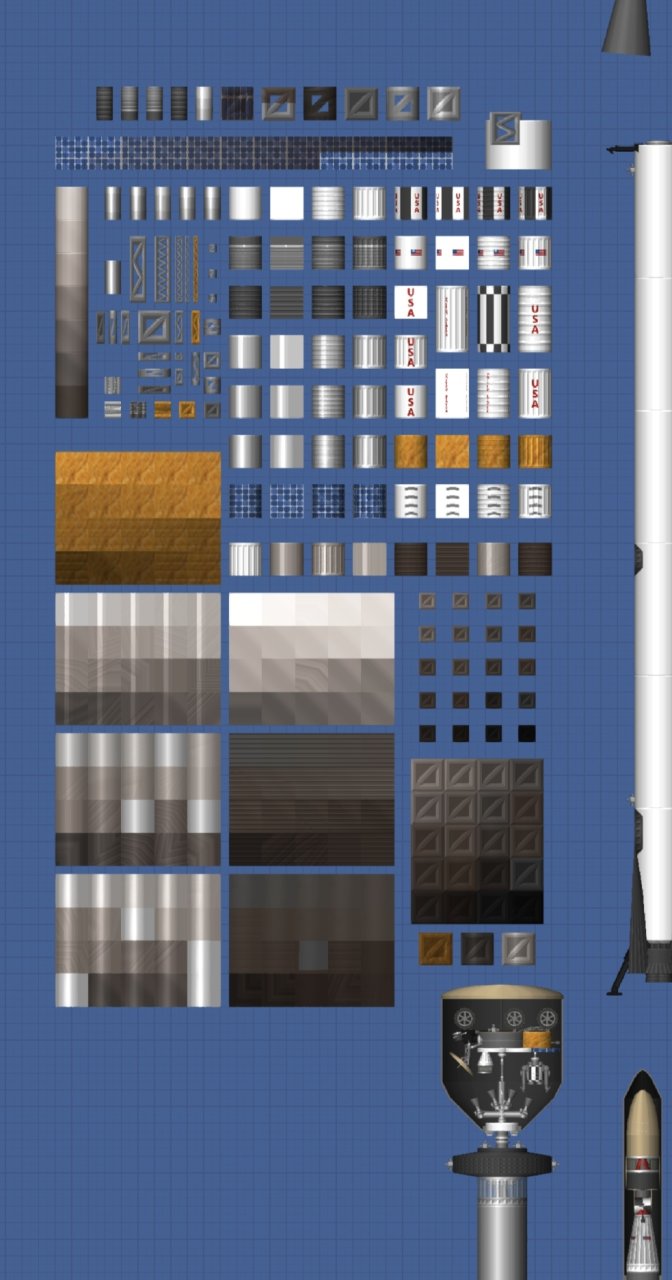 MegaPartsKit with Rocket Parts Spaceflight Simulator